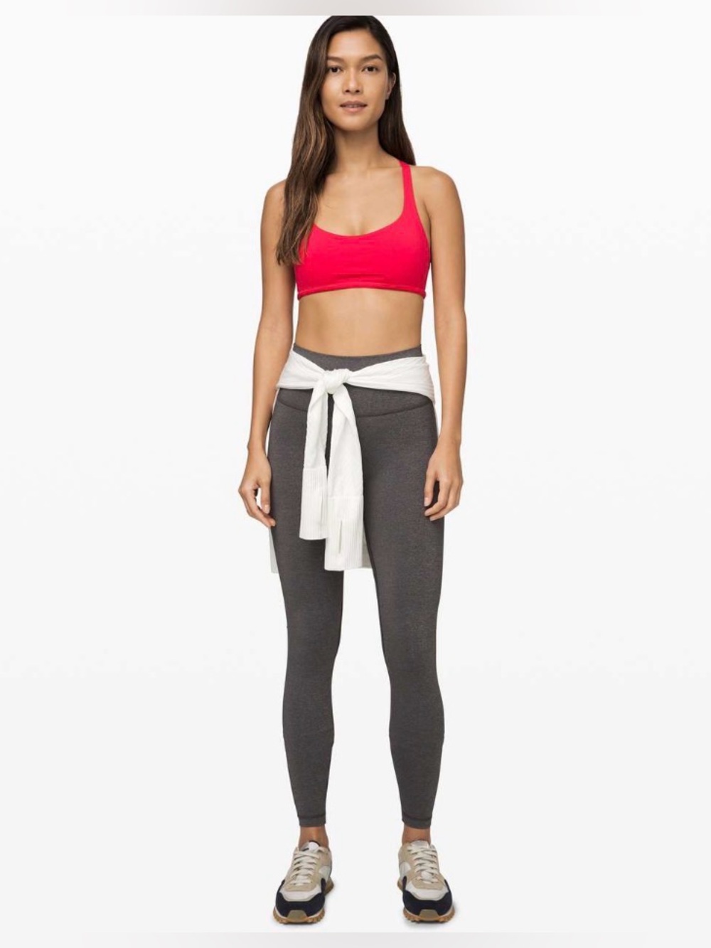 Lululemon Wunder Under High-Rise Tight 31" Luxtreme in Heathered Black size 8T